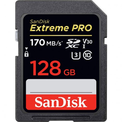 Thẻ nhớ 128GB SDXC Sandisk Extreme Pro SDSDXXY-128G-GN4IN